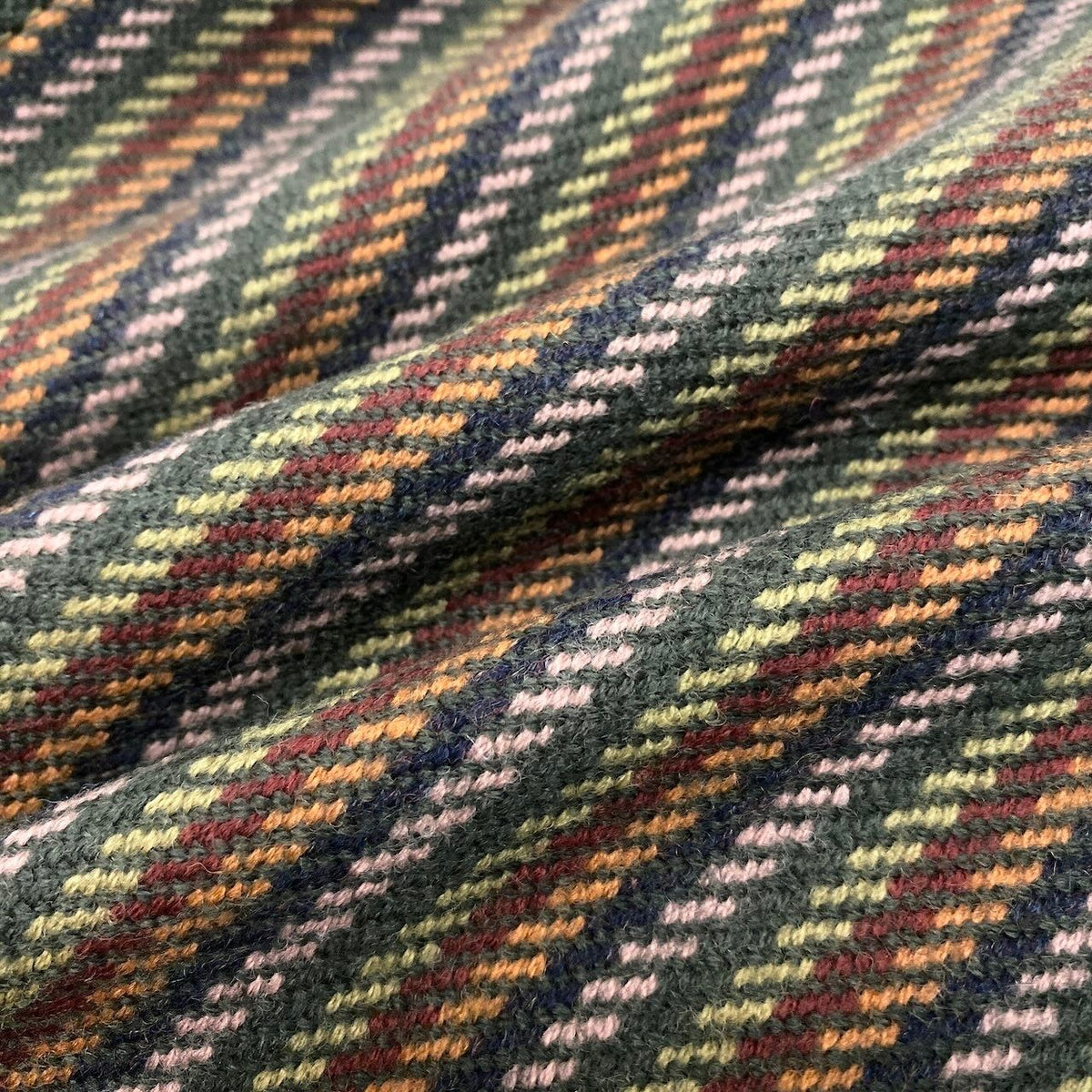 Saint Laurent Tailored Jacket Striped Pattern Embroidery M Multicolor Wool — view 8