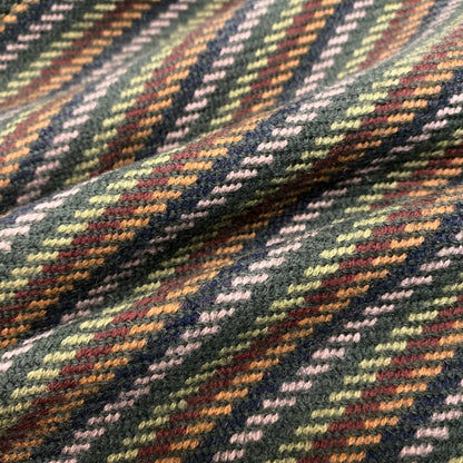 Saint Laurent Tailored Jacket Striped Pattern Embroidery M Multicolor Wool — view 8