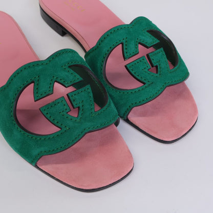 Gucci Interlocking G Cutout Sandals — view 8