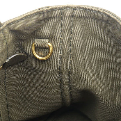 Prada Canapa 2-Way Tote Bag Militare — view 7