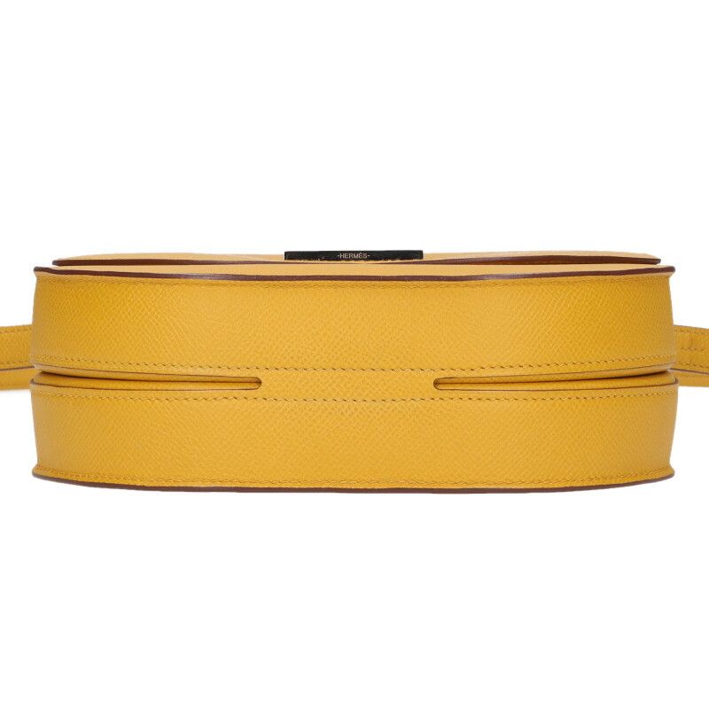 Hermes Mosaic Veau Epsom Joan Ambre Shoulder Bag — view 4