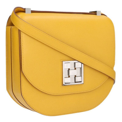 Hermes Mosaic Veau Epsom Joan Ambre Shoulder Bag