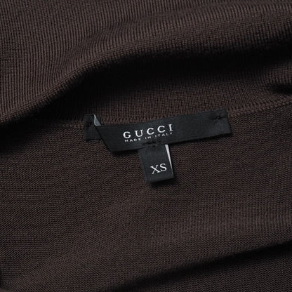 Gucci Knit XS Belt Decoration V-neck Long Sleeve Sweater — view 6