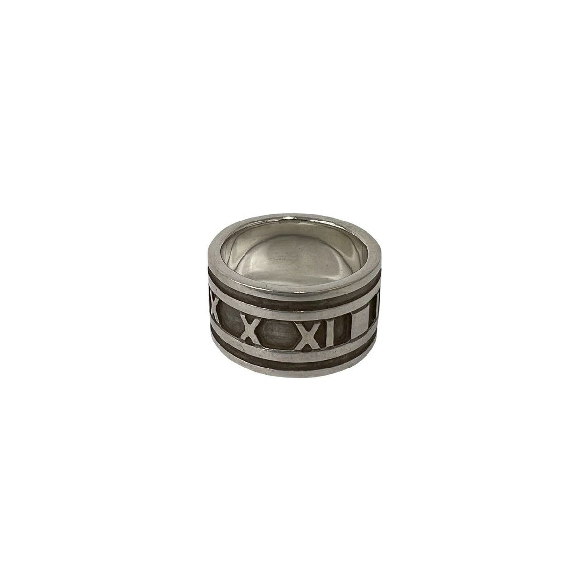 Tiffany & Co Vintage Wide Atlas Ring 925 Sterling Silver — view 6