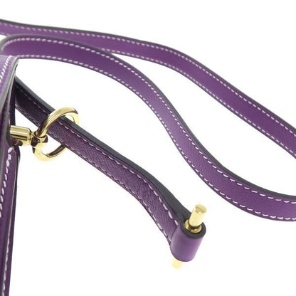 Hermes Roulis 23 Purple Messenger Bag — view 6