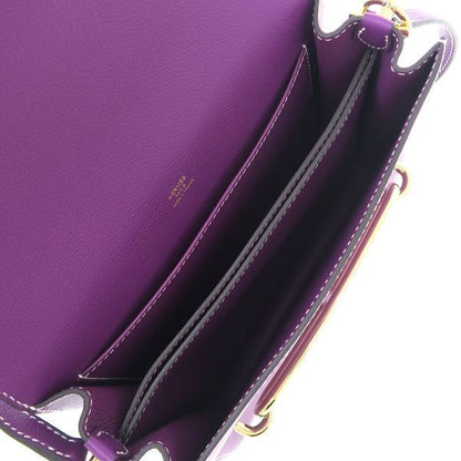 Hermes Roulis 23 Purple Messenger Bag — view 2