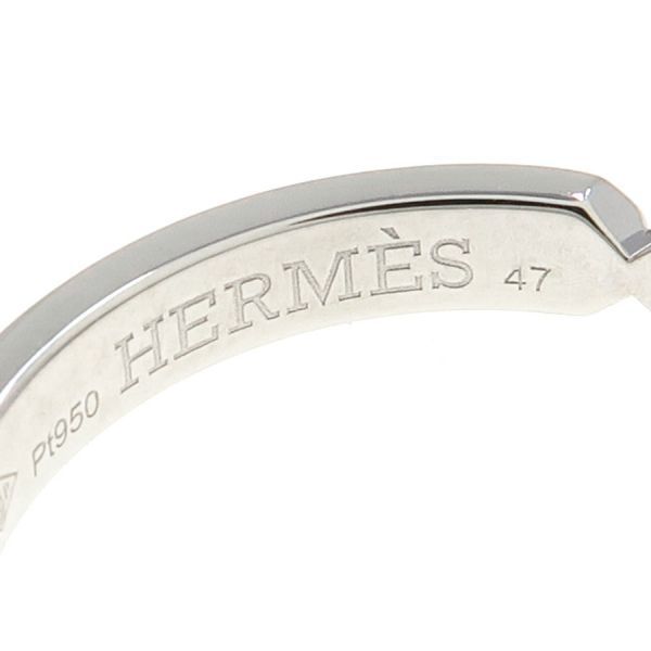 Hermes Kelly Ring Diamond Platinum — view 6
