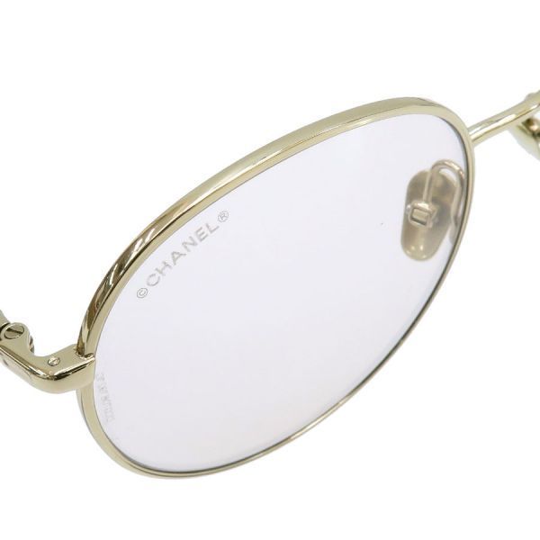 Chanel Sunglasses Gold Plated Eyewear — view 7