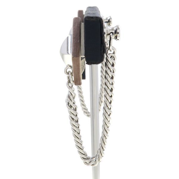Hermes Earrings Gourmette Equestre Gold Plated — view 2