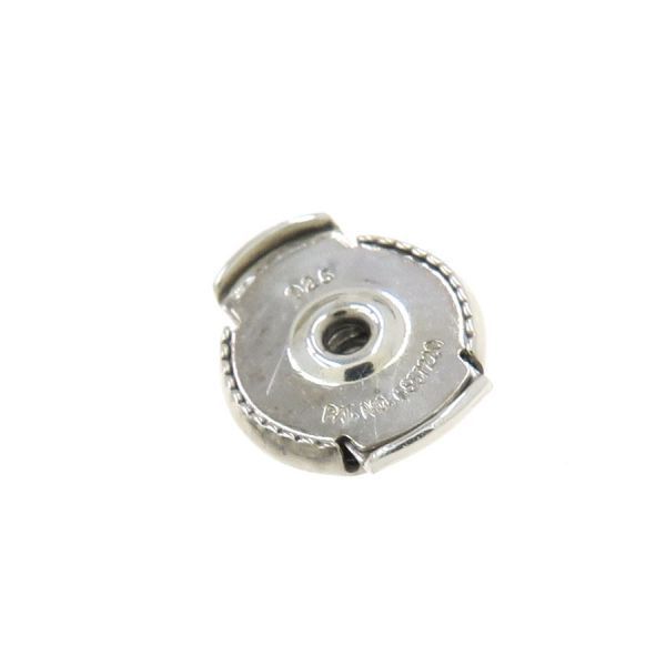 Hermes Earrings Loop MM Silver — view 8