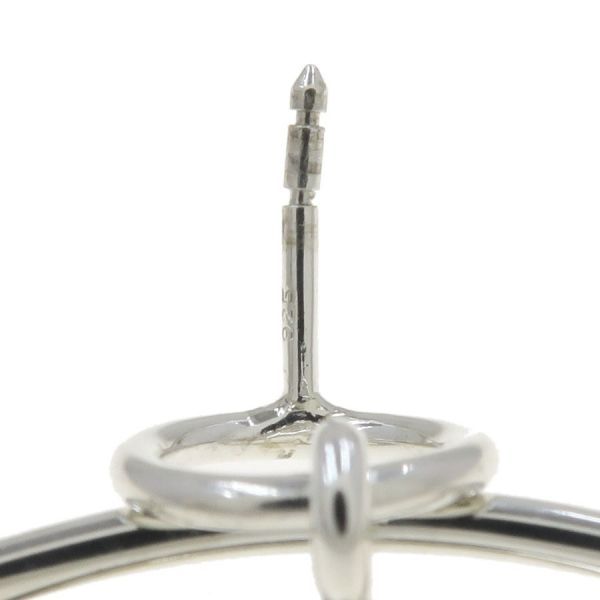 Hermes Earrings Loop MM Silver — view 7