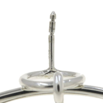 Hermes Earrings Loop MM Silver — view 7