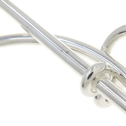 Hermes Earrings Loop MM Silver — view 6