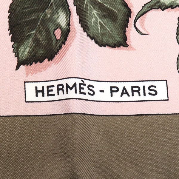 Hermes Carre 90 Pink Scarf — view 4