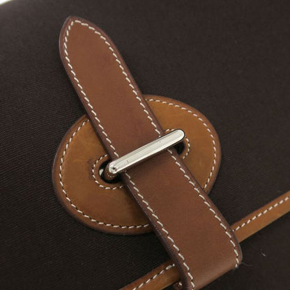 Hermes Buenaventura PM Dark Brown Messenger Bag — view 5