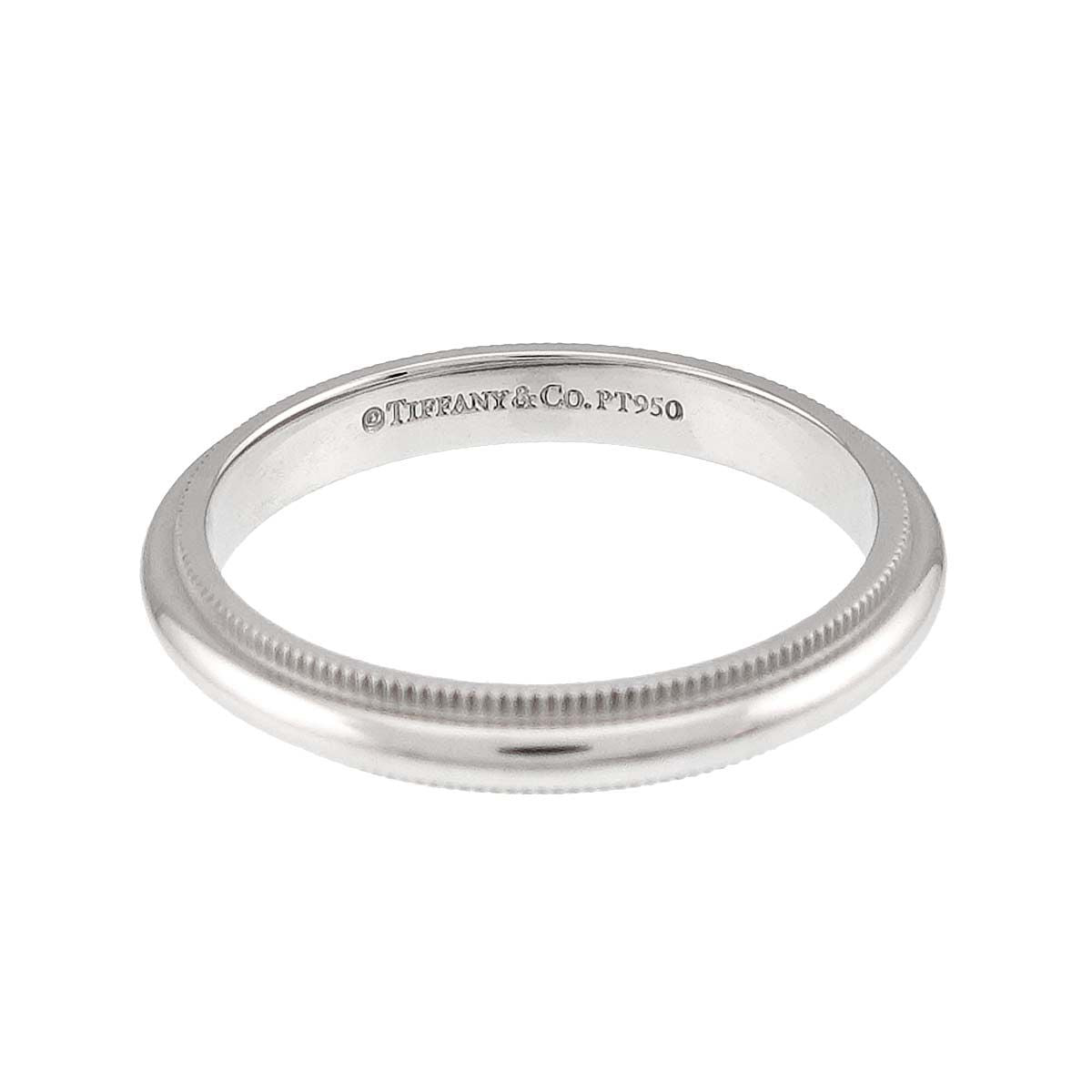 Tiffany & Co Milgray Ring Platinum Together Milgrain — view 3