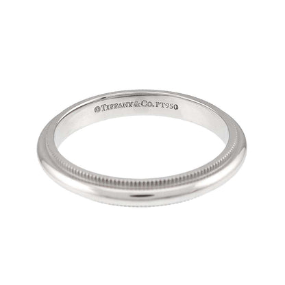 Tiffany & Co Milgray Ring Platinum Together Milgrain — view 3