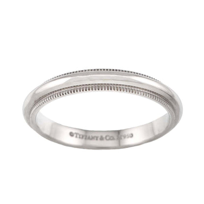 Tiffany & Co Milgray Ring Platinum Together Milgrain — view 2