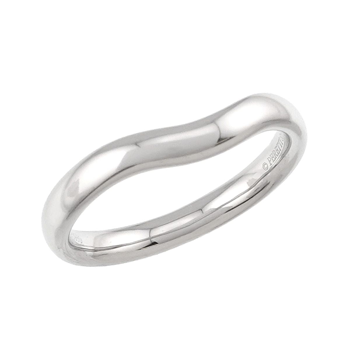 Tiffany & Co Curved Band Ring Platinum — view 5