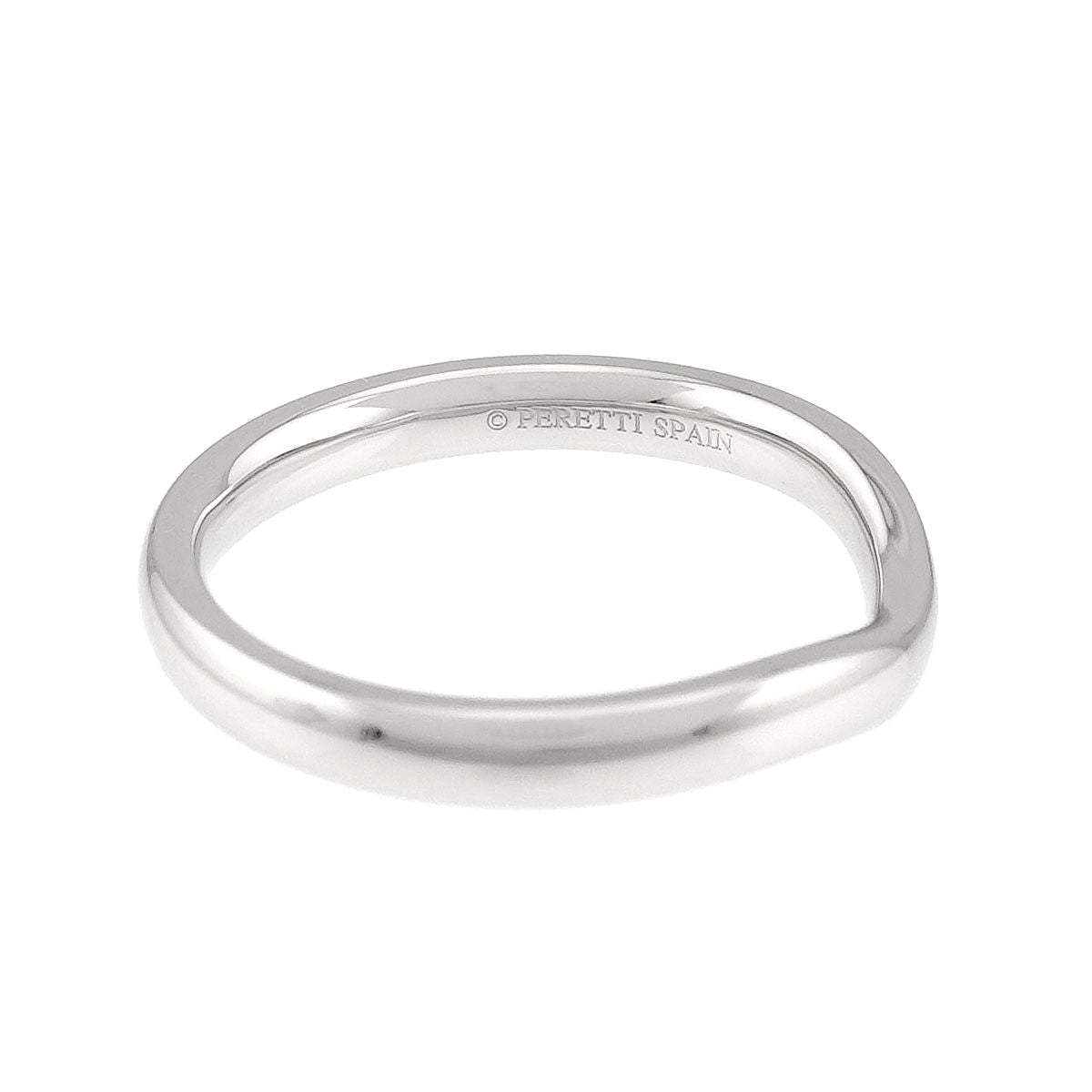Tiffany & Co Curved Band Ring Platinum — view 4