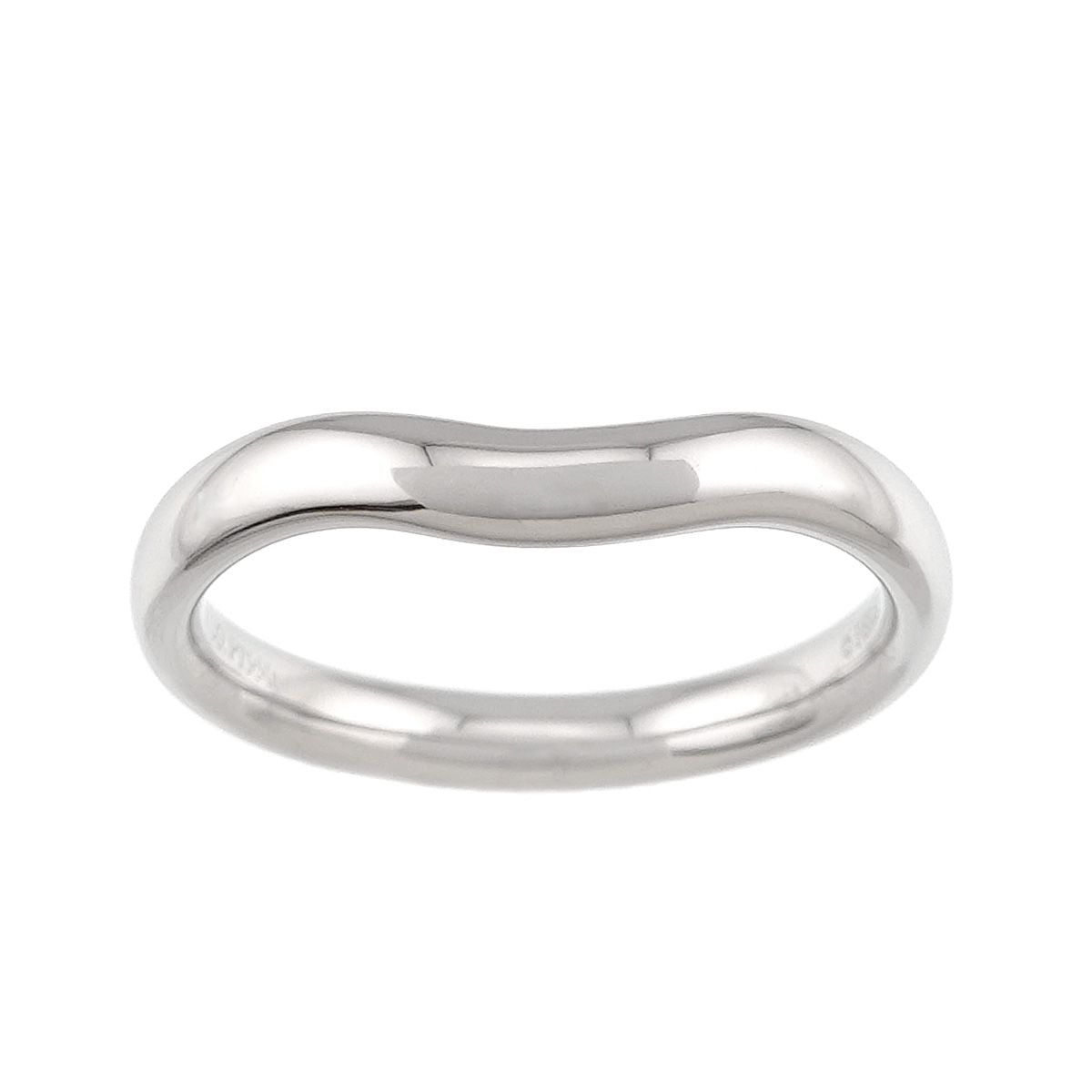 Tiffany & Co Curved Band Ring Platinum — view 2
