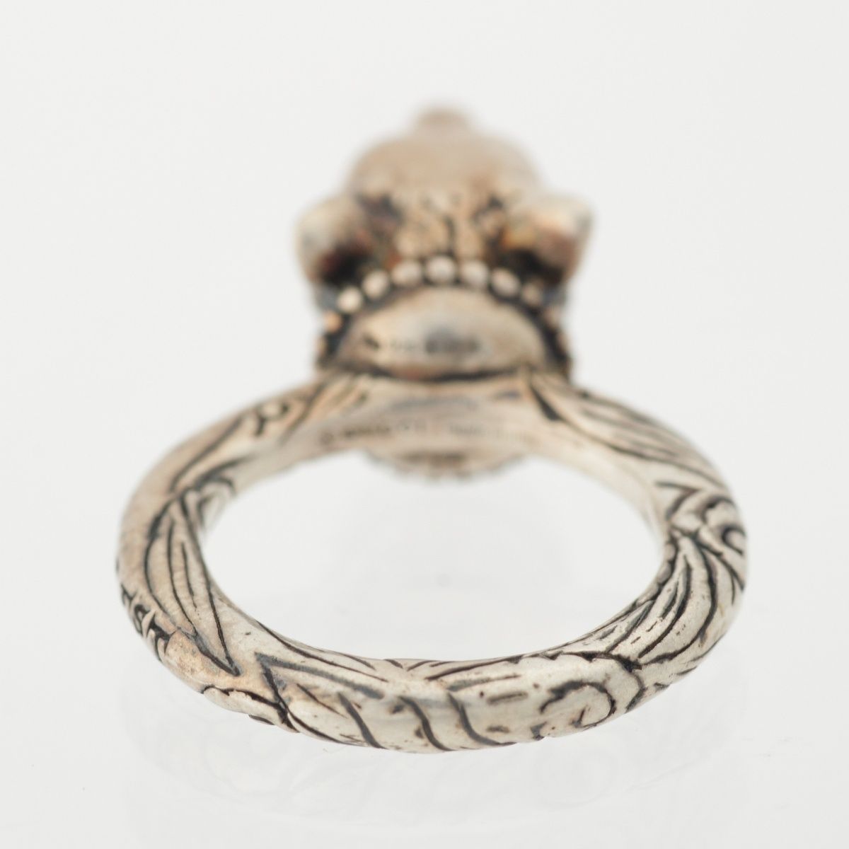 Gucci Anga Forest Wolf Head 925 Sterling Silver Ring — view 4