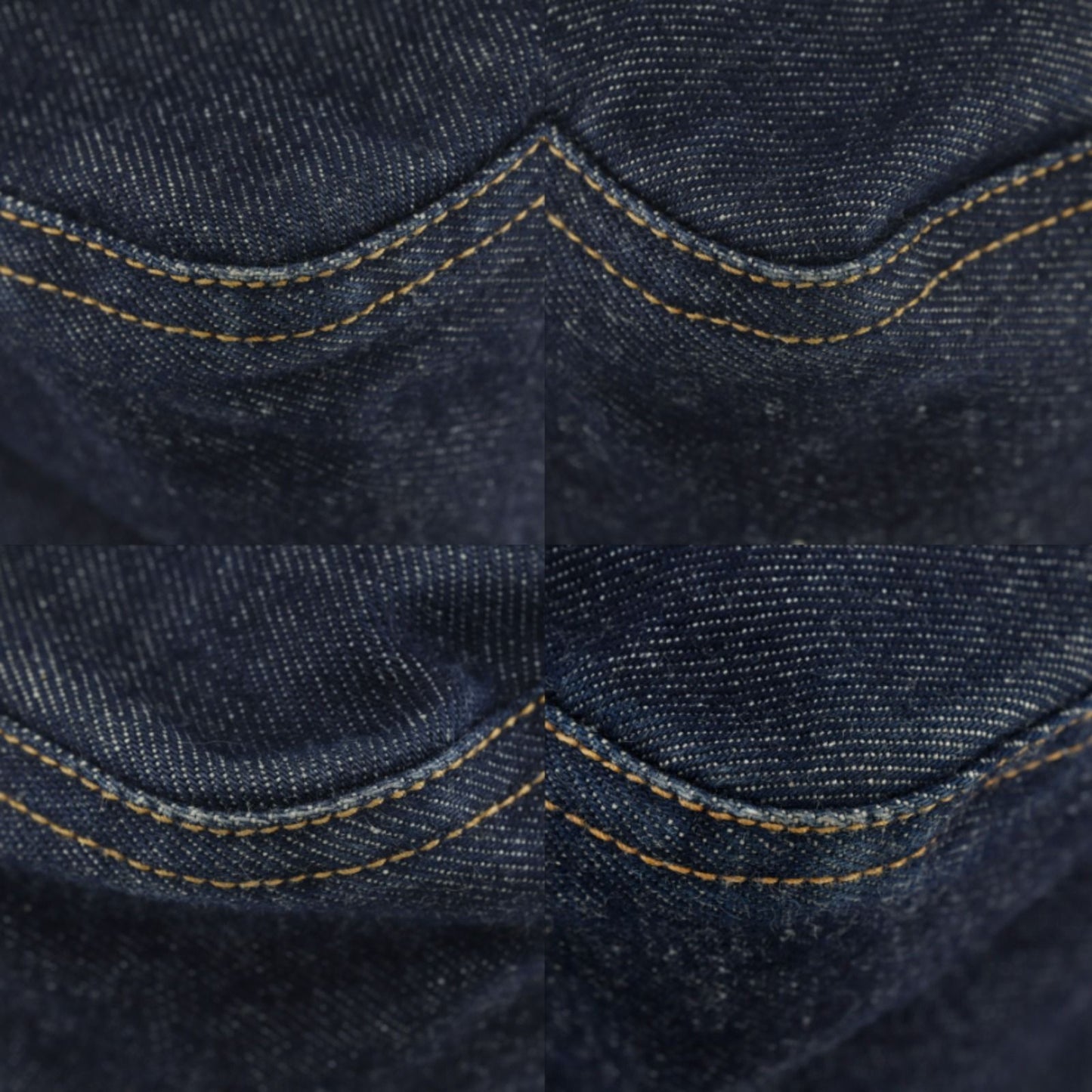 Fendi Mamma Bucket Denim Navy Shoulder Bag — view 4
