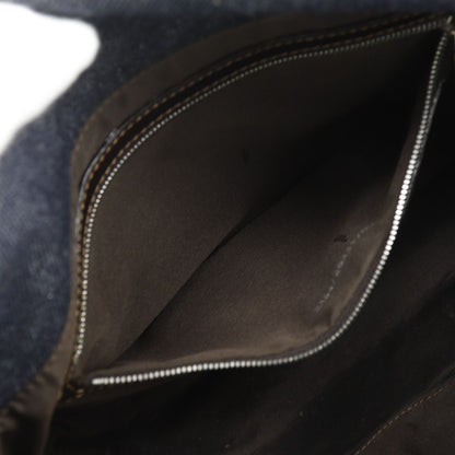 Fendi Mamma Bucket Denim Navy Shoulder Bag — view 7