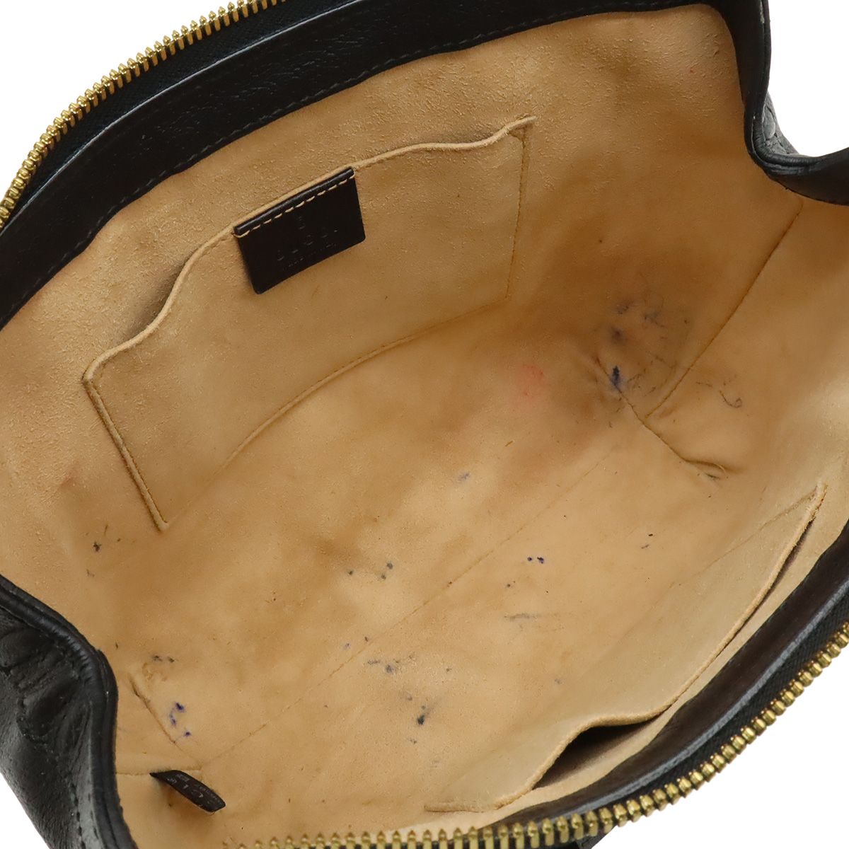Gucci Ophidia Small Tote Bag Leather Black Gold — view 6