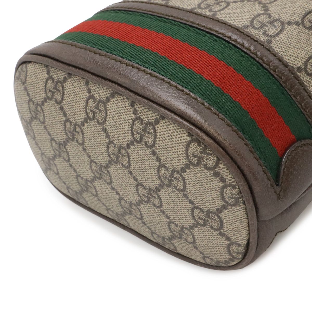 Gucci Ophidia GG Supreme Mini Bucket Bag Beige — view 3