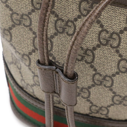 Gucci Ophidia GG Supreme Mini Bucket Bag Beige — view 4