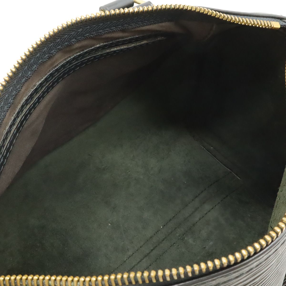 Louis Vuitton Epi Speedy 25 Mini Boston Bag Noir Black Gold — view 6