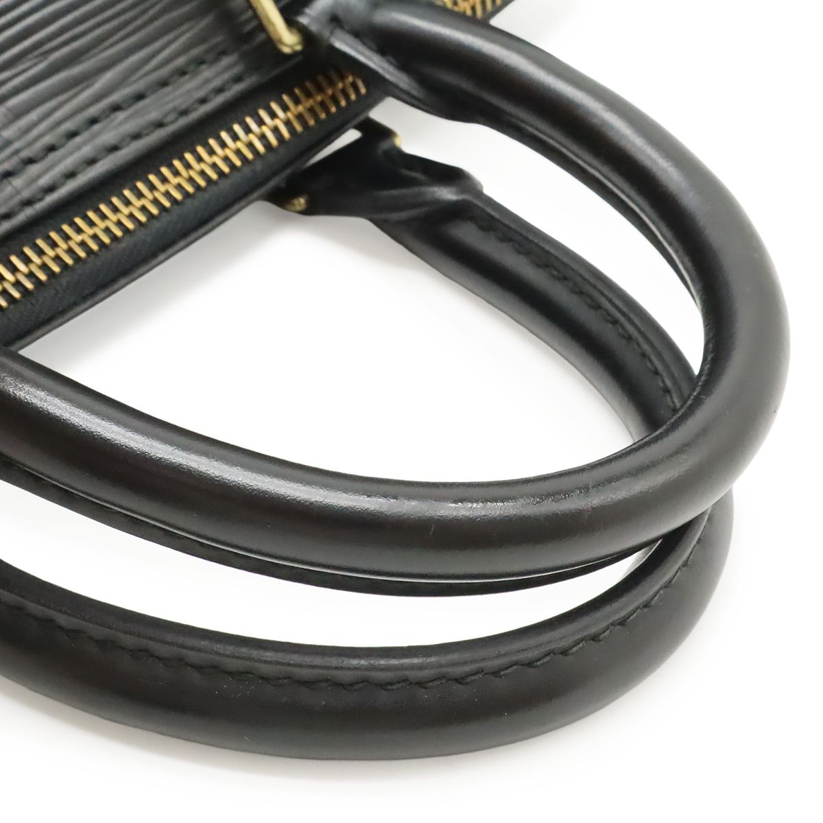 Louis Vuitton Epi Speedy 25 Mini Boston Bag Noir Black Gold — view 4