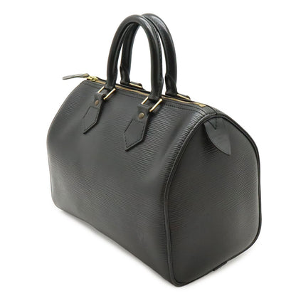 Louis Vuitton Epi Speedy 25 Mini Boston Bag Noir Black Gold — view 2