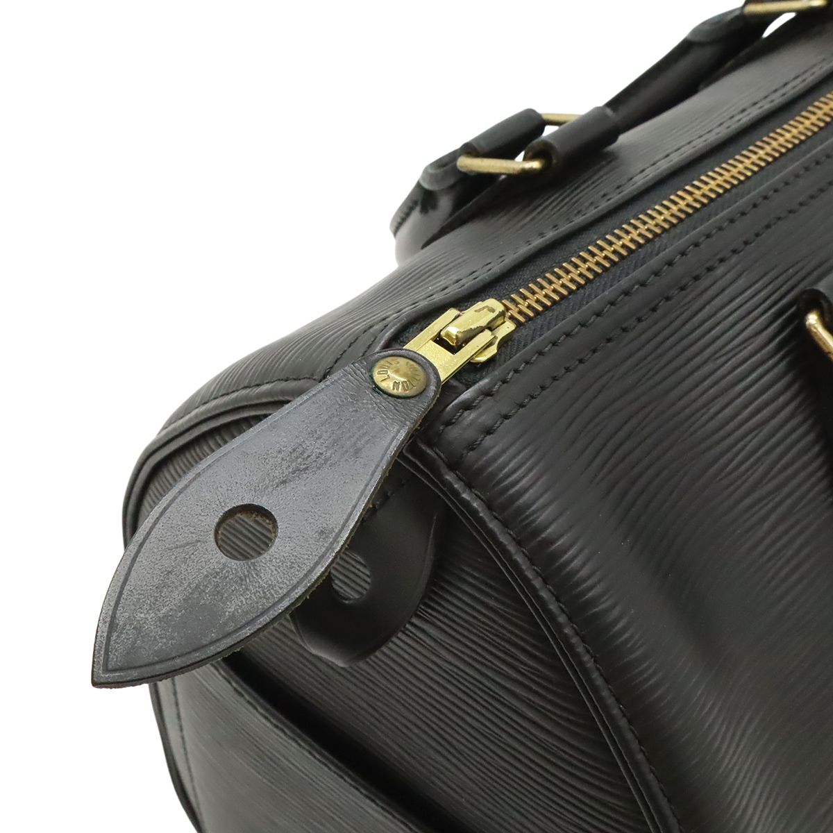 Louis Vuitton Epi Speedy 25 Mini Boston Bag Noir Black Gold — view 5