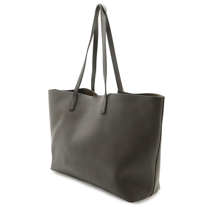 Saint Laurent Paris YSL Shopping Tote Shoulder Bag Leather Gray — view 2