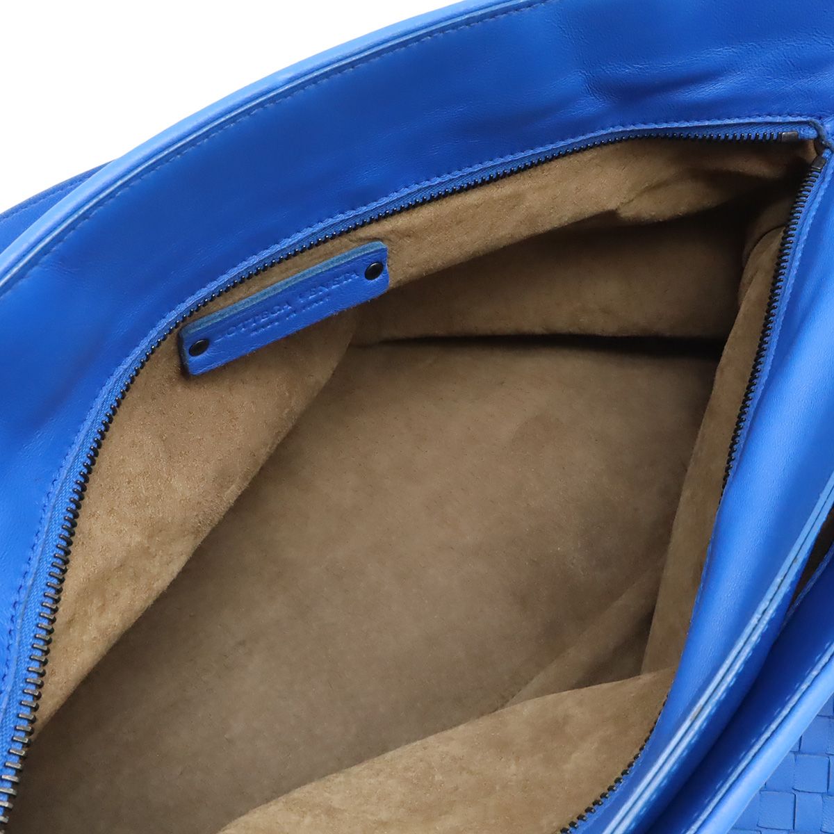 Bottega Veneta 2-Way Tote Shoulder Bag Leather Blue — view 7
