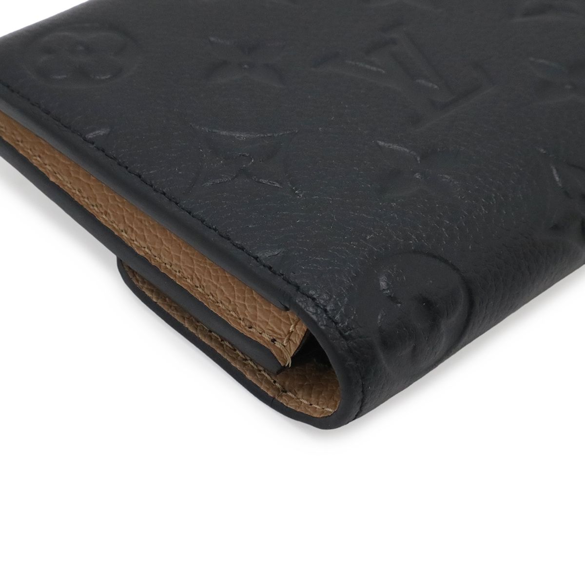 Louis Vuitton Monogram Empreinte Portefeuille Emily Bifold Wallet Noir Black — view 3