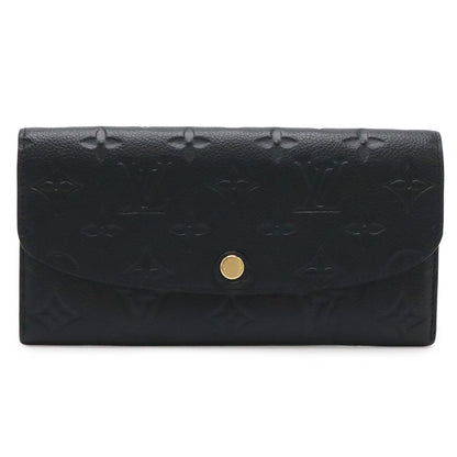 Louis Vuitton Monogram Empreinte Portefeuille Emily Bifold Wallet Noir Black