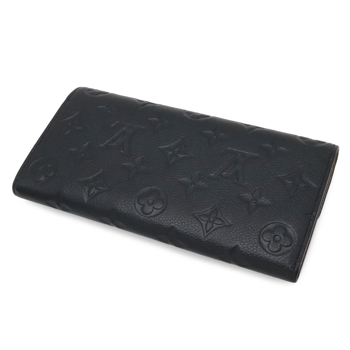 Louis Vuitton Monogram Empreinte Portefeuille Emily Bifold Wallet Noir Black — view 2