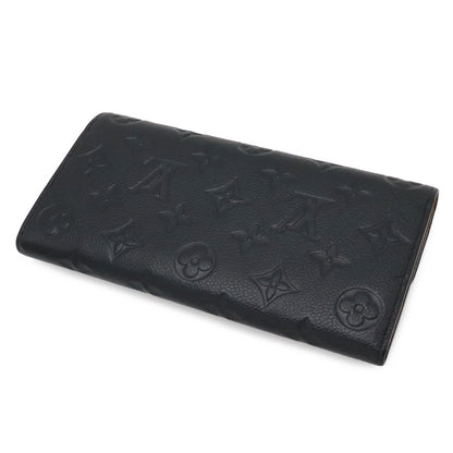 Louis Vuitton Monogram Empreinte Portefeuille Emily Bifold Wallet Noir Black — view 2