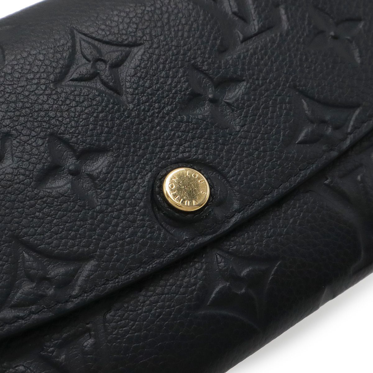 Louis Vuitton Monogram Empreinte Portefeuille Emily Bifold Wallet Noir Black — view 4
