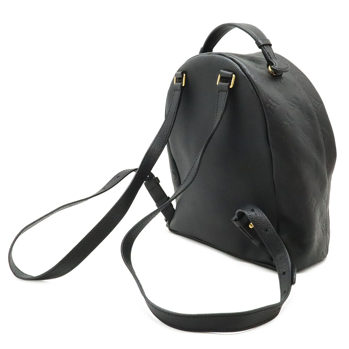 Louis Vuitton Monogram Empreinte Sorbonne Backpack Mini Noir Black — view 2