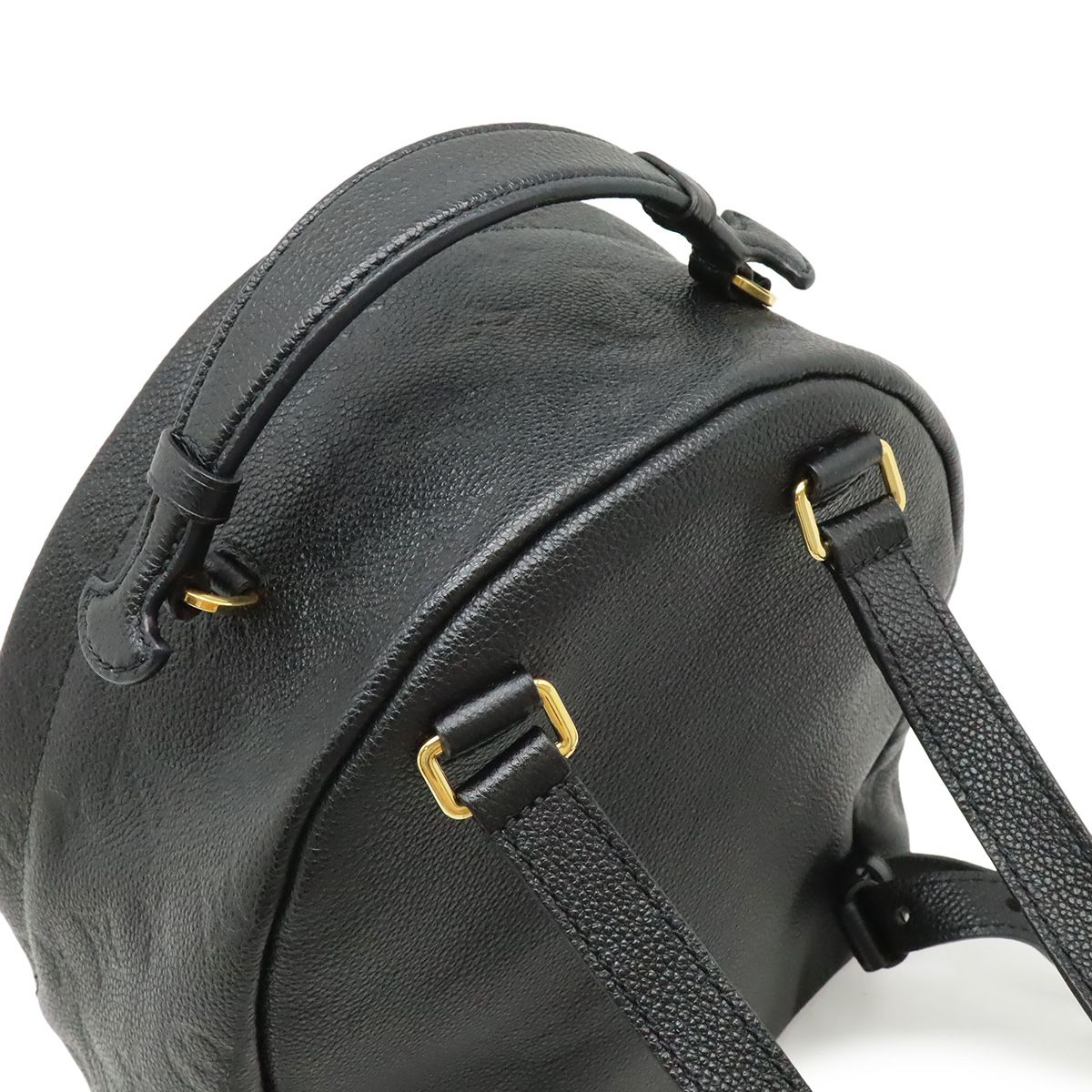 Louis Vuitton Monogram Empreinte Sorbonne Backpack Mini Noir Black — view 4