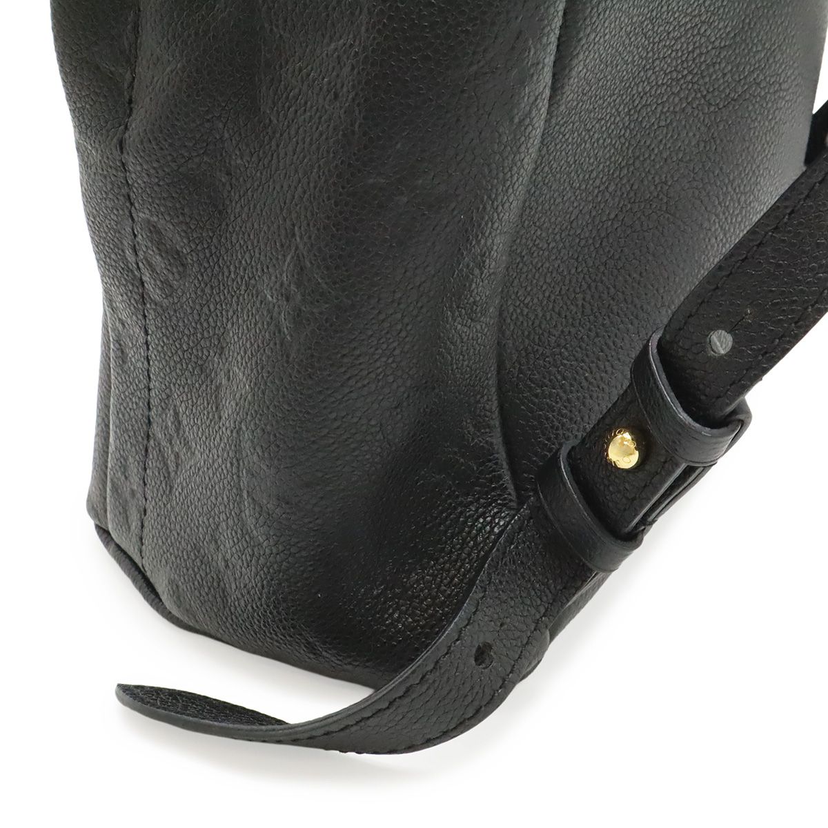Louis Vuitton Monogram Empreinte Sorbonne Backpack Mini Noir Black — view 5
