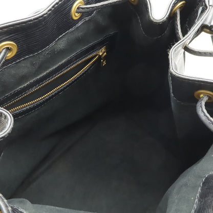 Louis Vuitton Epi Noe Shoulder Bag Drawstring Noir Black Gold — view 5
