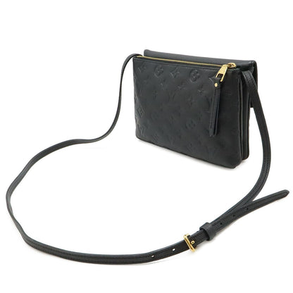 Louis Vuitton Monogram Empreinte Twice Shoulder Bag Pochette Crossbody Noir — view 2