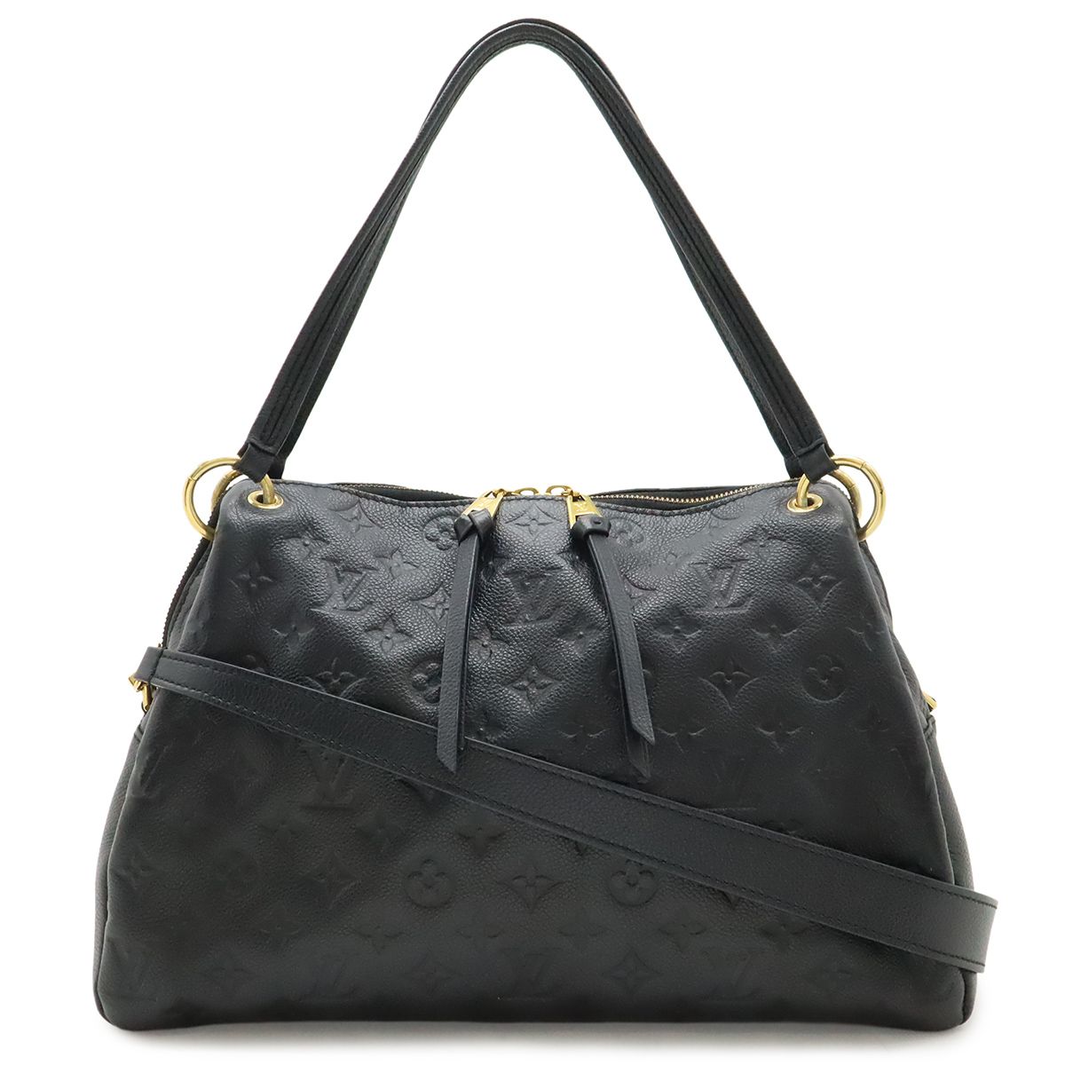 Louis Vuitton Monogram Empreinte Ponthu PM Tote 2-Way Shoulder Bag Crossbody