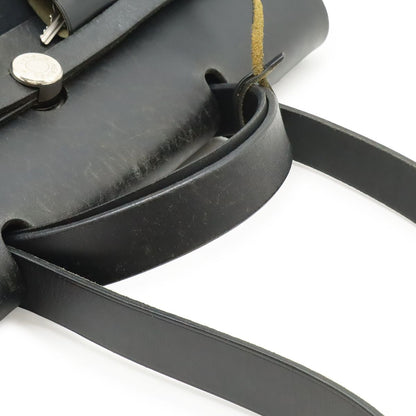 Hermes Herbag MM 2-Way Shoulder Bag Toile Officier Canvas Black — view 5