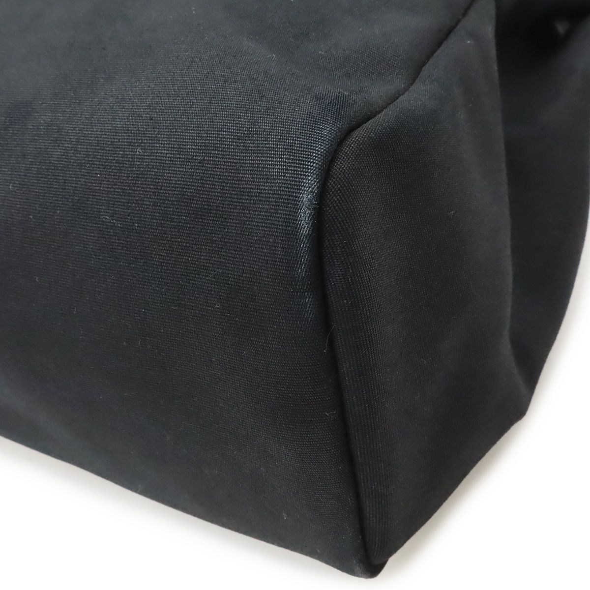 Hermes Herbag MM 2-Way Shoulder Bag Toile Officier Canvas Black — view 3